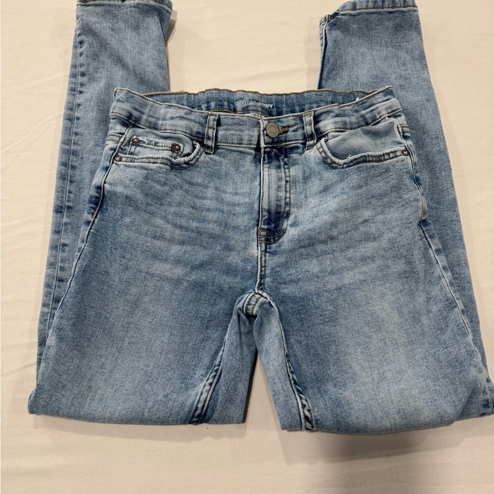 Zara Comfy Skinny Fit Light Blue Jeans